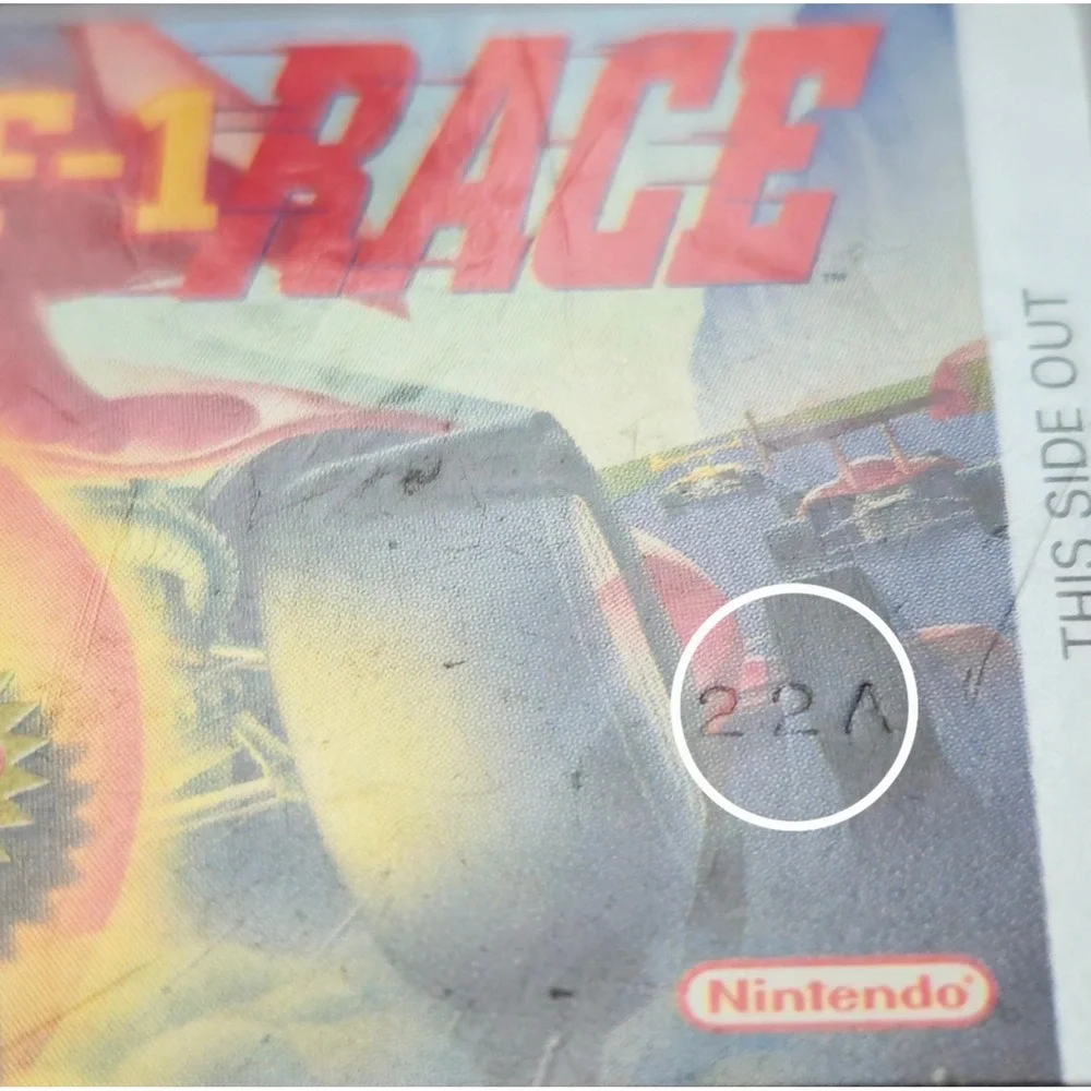 F-1 Race (Game Boy) - 22A Stamp - Authentic & Tested